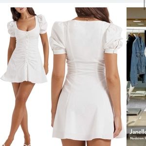 House of CB Hameda Puff Sleeve Mini Dress